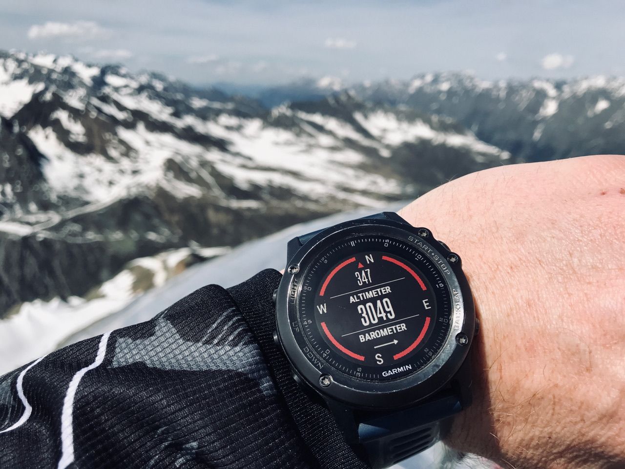 On top of Europe – 3.049 Meter